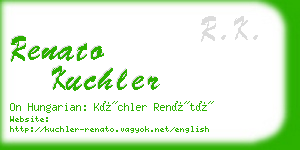 renato kuchler business card